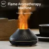 Volcanic Flame Aroma Diffuser Essential Oil Lamp 130ml USB Portable Air Humidifier with Color Night Light Fragrance For Home Car