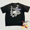 Erkek Tişörtleri Aziz Michael T Shirt Erkek Kadın Lokomotif Parçalar Delikleri Tişört Üstleri Tee J240409