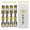 California Honey Carts 0.8ml 1.0ml Cartridges Empty Vaporizer 2.0mm Holes Copper Drip Tips with Bag Packages