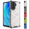 Étui à l'épreuve des chocs pour Huawei Nova Y70 Cover Huawei Nova Y70 Capas transparent en nid d'abeille transparent Huawei Nova Y 70 Y70 Fundas