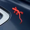 1 Autocollant de camion métallique réfléchissant Lézard Gecko Badge 3D Badge Sticker pour les modèles décoratifs Accessoires de voiture