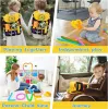Kid Montessori Busy Board Borse con fibbie Apprendimento Sviluppare sottili abilità motorie e abilità di base per bambini giocattoli da viaggio per bambini