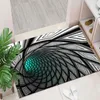 Tappeti tappeti 3D in cristallo tridimensionale tappetino non slip per camera da letto e soggiorno