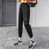 Women's Pants Capris Summer New Womens Solid Hare Pants Korean Fashion Street Clothing Sports Casual Thin Loose High Waist Climbing Jogger Freight Troussers C240411