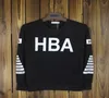 Модный капюшон от воздуха HBA Coolies Springautumn Пары круги круги шеи повседневное пуловер черные мужчины хип -хоп толстовок SportWear6558483