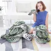 Simulation en peluche en peluche en peluche Turne de mer en peluche en peluche en peluche TOYS TORTUSE Animaux réels poupées oreiller doux DÉCOR HOME DÉCORS POUR LES BÉBÉ GARYS L411