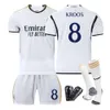 2324 Real Madrid Home Kids Student Training Adult Set Sport Team Group Inköp Mens och Womens Football Jersey