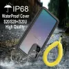 Transparent Waterproof Case for Samsung S22 S21 S20 Ultra Note 20 Note 10 Plus S10 S9 Full Protective Cover Screen Protector