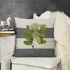 Подушка ботанические полосы 5 бросить мраморную крышку дивана