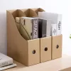 1/2PCS Office Organizer для настольного журнала держателя журнала Kraft Paper Books