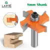 LAVIE 1pc 8mm 4 Edge T Type Slotting with bearing Tool Router BitsFor Woodworking Industrial Grade Milling Cutter-C C08319Z43508