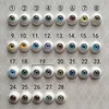 1 paio di occhi acrilici da 10 mm bulbi oculari rotondi BJD bambole accessori 5 mm Cambiamento per il trucco per gli occhi iris per le bambole SD Colore casuale