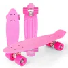 Rocker Skate Board Mini Cruiser Skateboard Couleur Single Four Roues Small Fish Plax Outdoor For Adult Kids Step Transport IE01