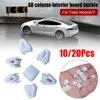 10/20pcs AB Pillar Door Interior Panel Buckle Central Control Dashboard Navigationdisplay Plastic Clip For Tesla Model 3 Y