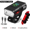 Bike Light USB rechargeable T6 LED Lights 6 modes MTB PLOCKLITY BICYLIGHT LIGNE CYCLIN