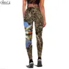 Cloocl Women Gym Leggings Swamp Goose Hunting Print Leggings High Waist Slimming Workout Ounsers Cool Femme Yoga Pantsギフト