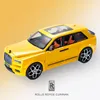 1:20 Rolls Royce Cullinan SUV Model Modelo de auto Costa de juguete Castización de metal