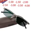 Sunglasses Frames 2024 Pochromic Eye Glasses Men Women Myopia Eyeglasses Finished Students Short Sight Eyewear -1 -1.25 -1.5 -1.75 -4.0