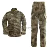 Pants Military Uniform Tactical BDU Atacs FG Camo Ripstop Shirt Pants Army Combat Camouflage Cargo Pants Men Hunting Clothing Set