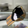 Embroidered plaid baseball cap classic trucker hats outdoor men's designer hat women's versatile casquette luxe