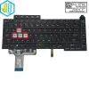 Tangentbord US English RGB Backbelysta tangentbord för ASUS ROG Strix G15 G513 G513QY G513QM G513Q GL543 Spel Laptop Colorful Backlight Keyboards