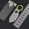 Outdoor Mini Knife Multi-functional Straight Knife Suction Card keychain Knife Portable Knife NO-Folding Knife