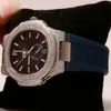 Luxe die er volledig uitziet, bekijk Iced Iced for Men Woman Top vakmanschap uniek en dure Mosang Diamond Watchs voor Hip Hop Industrial Luxueuze 20534