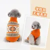 Hundekleidung Haustier Kleidung adrett ärmellose Pullover gestrickt hält warm