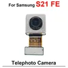 Per Samsung Galaxy S21 Fe Front + Teleotdio posteriore e larghezza di sostituzione del cavo flessibile della telecamera principale posteriore S21FE 5G