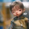 NEWBEN BJD 인형 1/6 오픈 아이 JJ 소년 누드 인형 메이크업 놀라운 괴물 고위 인형 애니메이션 베이비