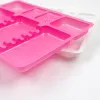50pcs Dentystyczne jednorazowe oprawki plastikowe Taca Segregated Uprzedażne uchwyt Dentysty Instrumenty Urządzenia dożywcze