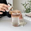 ワイングラス400ml透明なグラスコーヒーカップウォータークリーム朝食ミルクマグティーウイスキーバーキッチンアクセサリーホームドリンクウェア