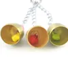 1st Pet Parrot Bell Toys Colorful Hollow Rolling Bell Ball Birt Toy Parakeet Parrot Chew Cage Fun Toys Pet Bird Supplies