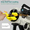 Sand Play Water Fun 58CM Large Six-Fire Bazooka Electric Soft Bullet Gun Real Sound Effects Spare Magazine Magnifying Lens Rocket Launcher Boys Toy L47