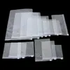 5/10 pezzi in PVC Self -sigillazioni in plastica Golli con chiusura a chiusura spessa Orecchini limpidi Piccole Borse di stoccaggio