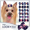 Abbigliamento per cani 60 pcs elastico band forniture fatte a mano per copricapo all'ingrosso diamante di lusso per cani accessori per la toelettatura per animali domestici