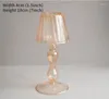 Ljusstakar transparent glas bordslampa formar ljusstake vas europeisk romantisk hemdekoration bröllop födelsedag