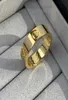 55 mm Top Love Ring V Gold 18k US NIGDY BĘDZIE BLASAĆ Luksusową markę Oficjalne reprodukcje z pseudonimami Premion Prem2380075