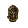 Half Devil Half Bouddha Face Brass Paracord perle bricolage Corde parapluie EDC Bracelet Accessoires Couteau Lanyard Pendant Religieux Charme