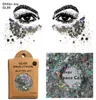 GL06 Eine Packung Silber Space Cowgirl Chunky Body Glitter Pailletten Glitter Face Festival Beauty Body Makeup5156771