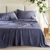 Dreamreal Cooling Bed Sheet Set 100% Bamboo Bedding Sheets Hotel Luxury Fitted & Flat Sheet Pillowcase Silky Soft Breathable