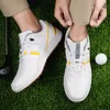 Chaussures de golf professionnelles pour les baskets de gym en cuir unisexe pour hommes Anti-Slippery Golf Sneakers Ladies Designer Golf Training Couples