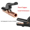 300A 600A 8000A Electrode Holder Stick Welding Rod Copper Non-slip Handle Cable Welding Clamps Tool Heat Resistant