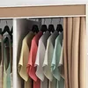 Enkel garderob förvaringsskåp dammtät fällskåp möbler för sovrum bärbar garderob utrymme sparande tyg skåp