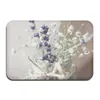 Maty do kąpieli 1PCS Lavender Print Mat Kitchen na drogi podłogowe powitalne drzwi wejściowe