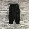 Pantaloni da uomo 2024 Spring e autunno sciolto Casual oversize ad alto contenuto di sport di gamba a gamba a gamba a gamba Oversize Casual