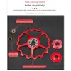 Catena della ruota in bicicletta Derarilleur posteriore Cuscinetti sigillati in ceramica Rullo Guida a pulegge 9T 11T 13T 15T MTB Mountain Bike Accessori