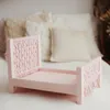 Photo Baby Doll Bed Photo Props Newborn Photography Furniture Studio Photocall Accessories Removable Wooden Bed Photographie