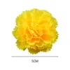 Decorative Flowers 10pcs Bright Color Fake Realistic Looking Durable For Day Decoration