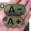 Camouflage Blutgruppe Männer und Frauen ein reflektierender Rucksack Weste Haken und Schleife Armband Moral Magic Stickerei Patch